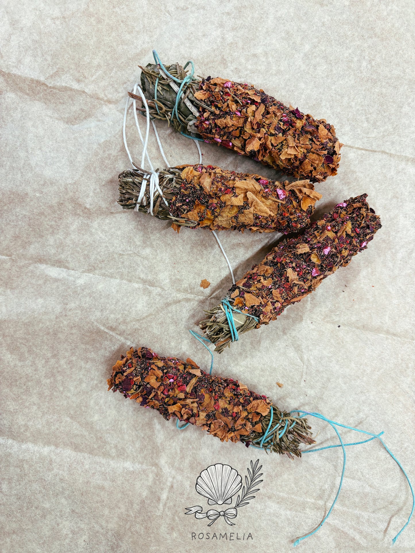 Petali di rosa smudge