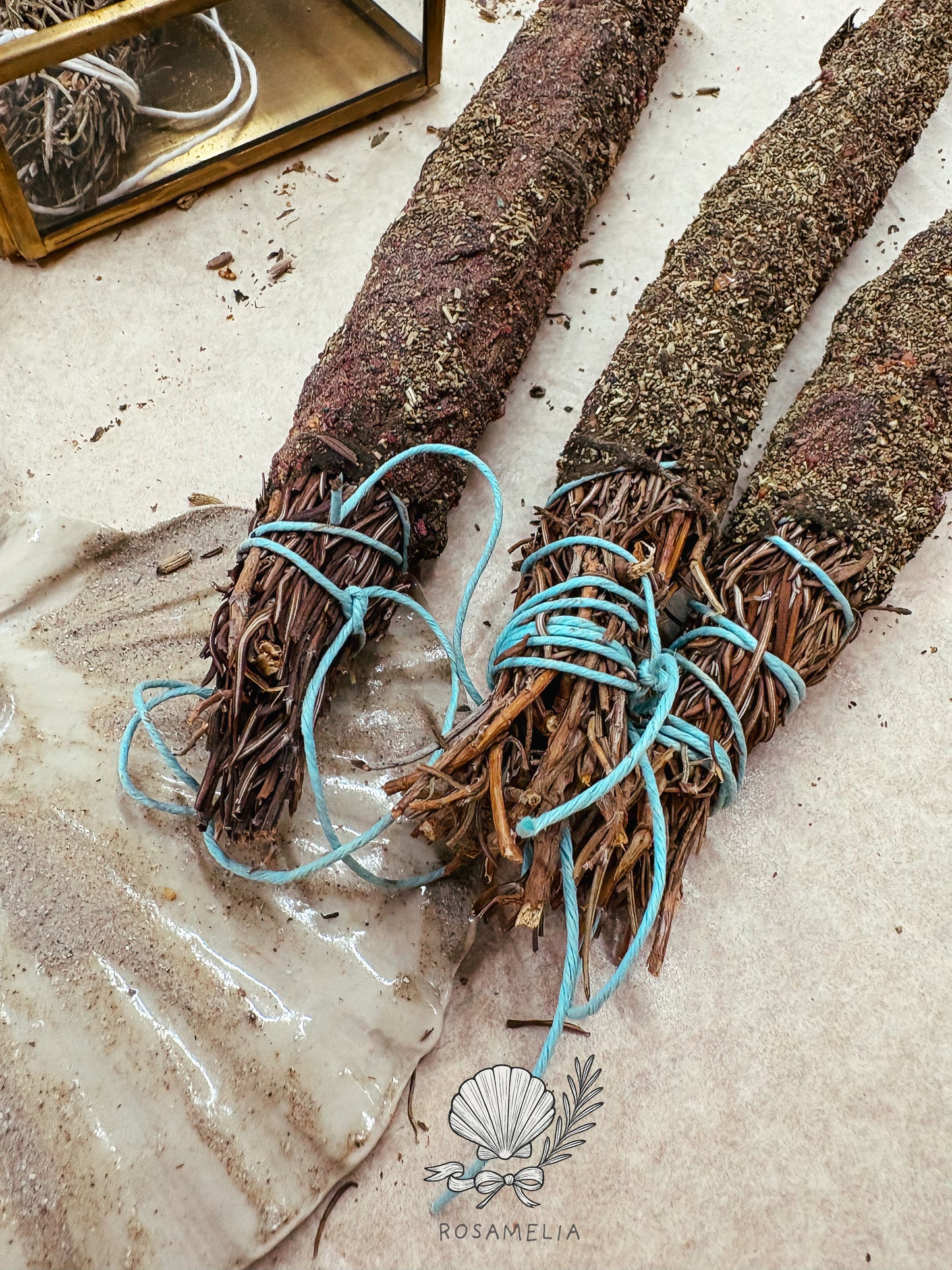 Grande intreccio sette erbe smudge